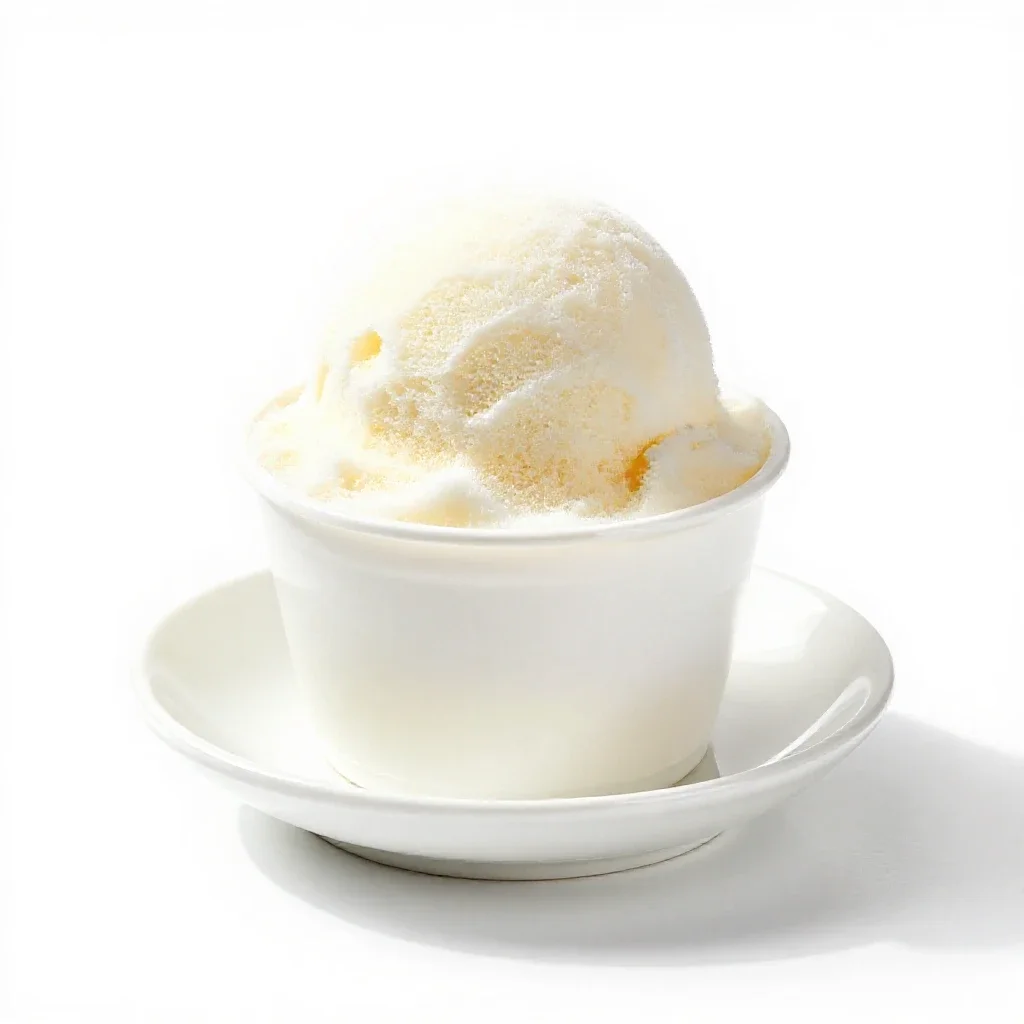 Shave ice cup isolated on a white background