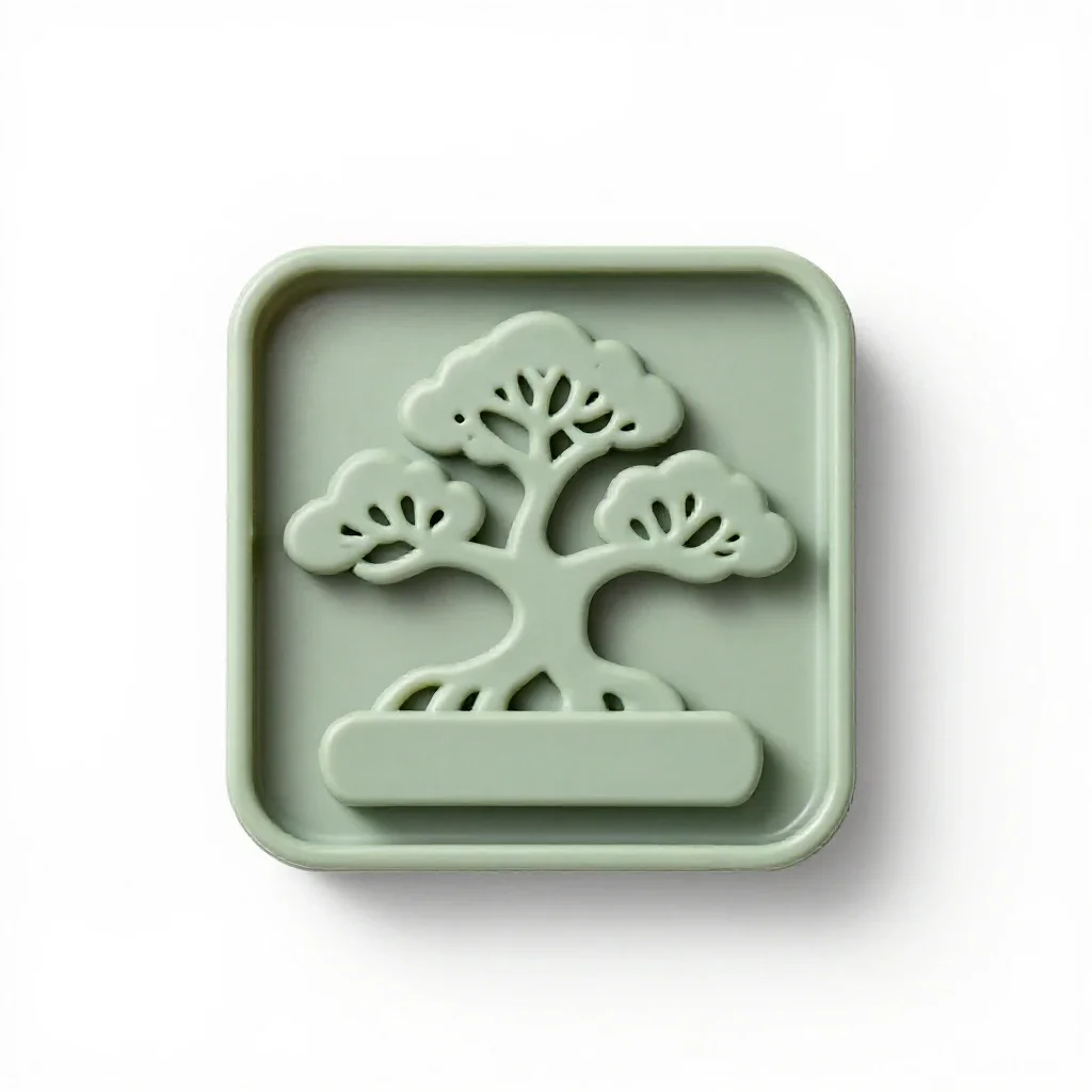Bonsai training kit isolated on a white background