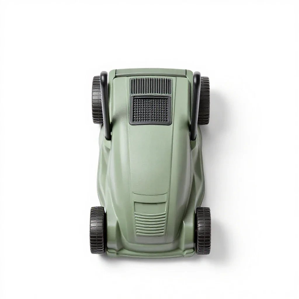 Lawn mower isolated on a white background