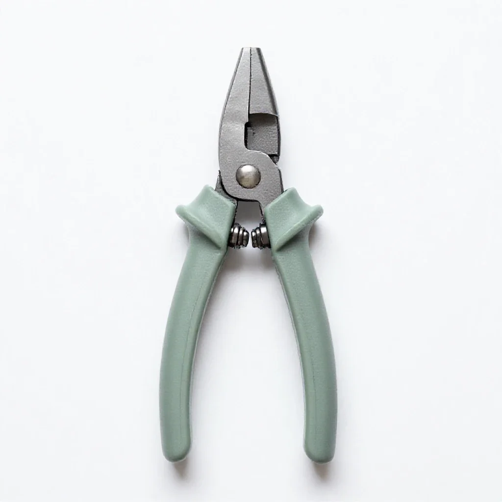Pair of secateurs isolated on a white background