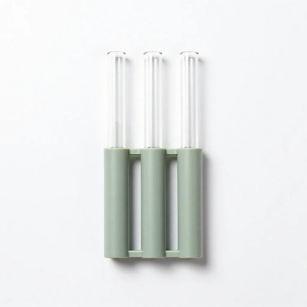 Propagation station with glass tubes isolated on a white background