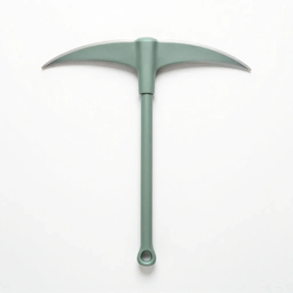 Scythe isolated on a white background