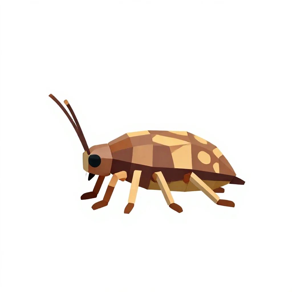 Springtail isolated on a white background