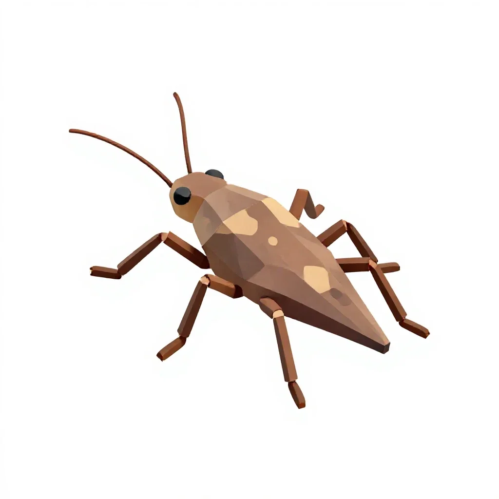 Water strider isolated on a white background