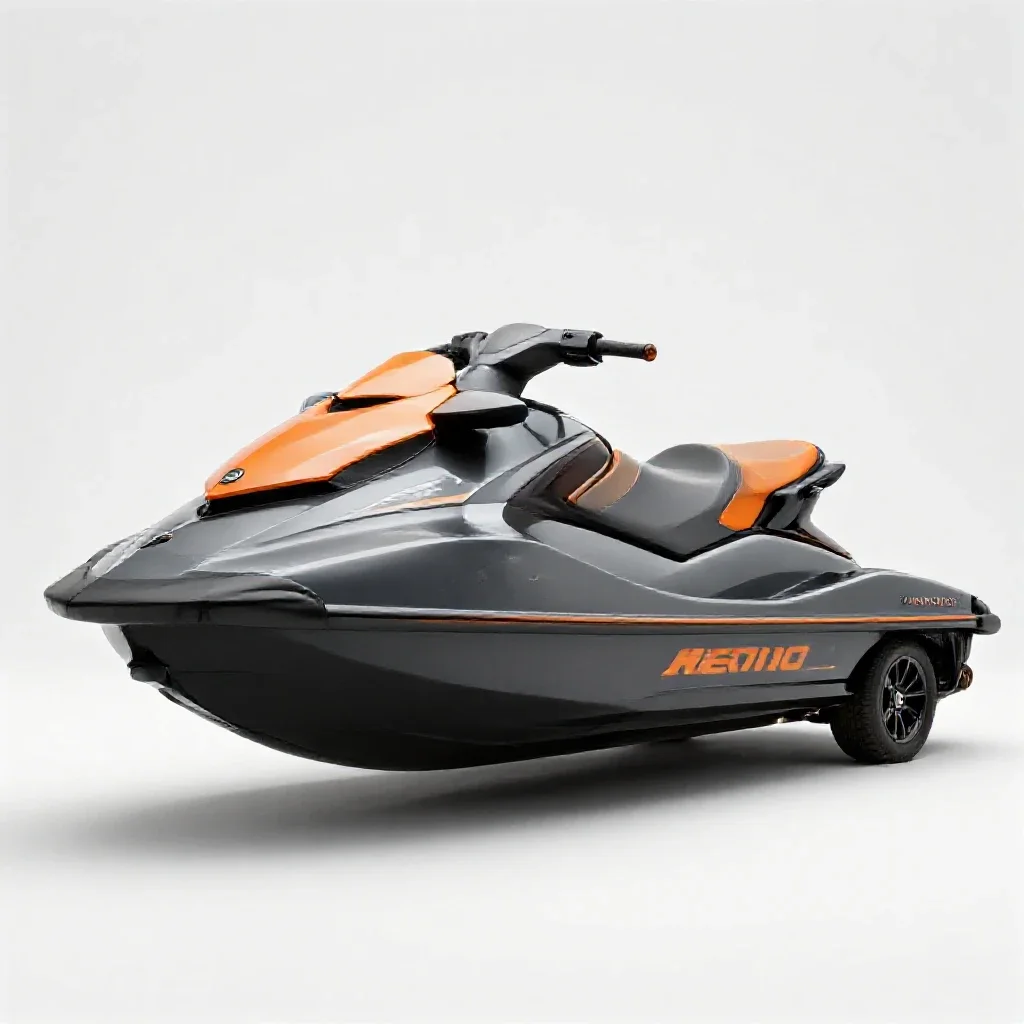 Jet ski isolated on a white background