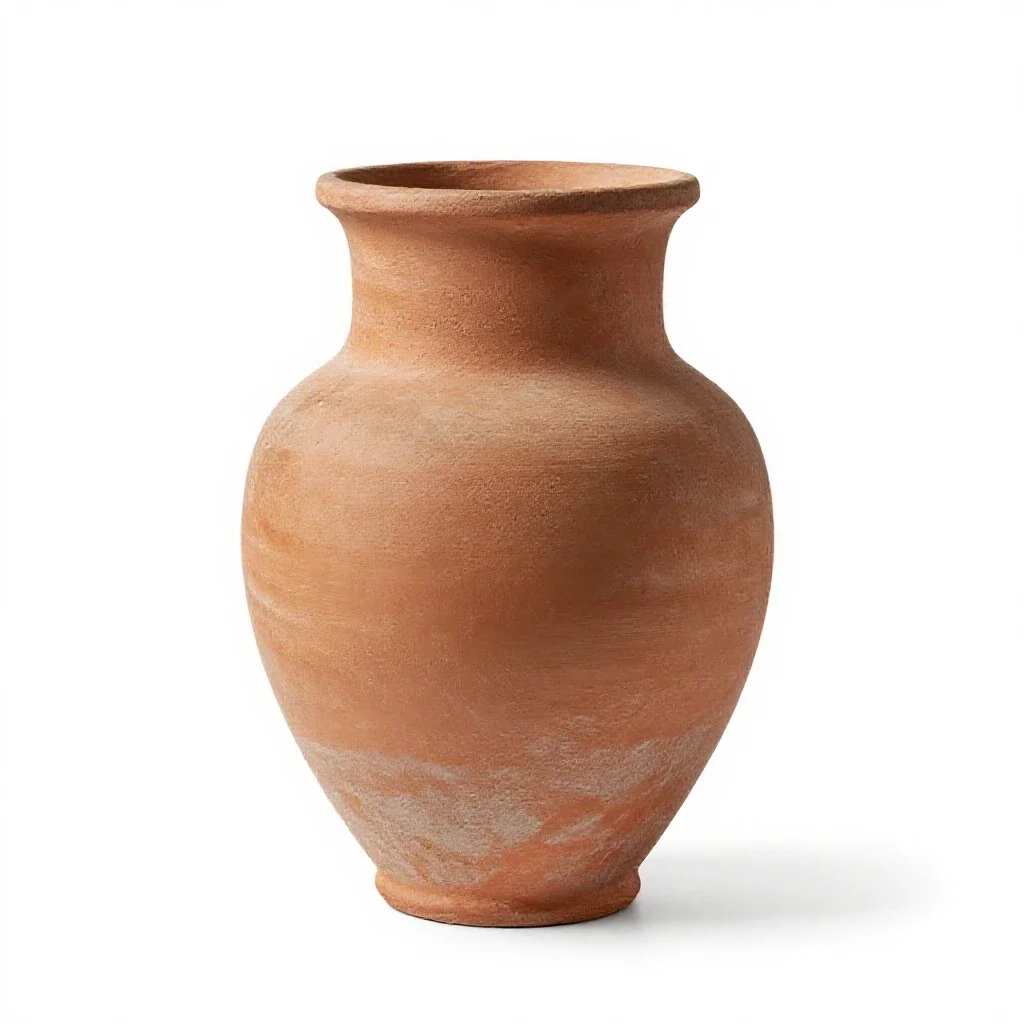 Basalt column fragment isolated on a white background