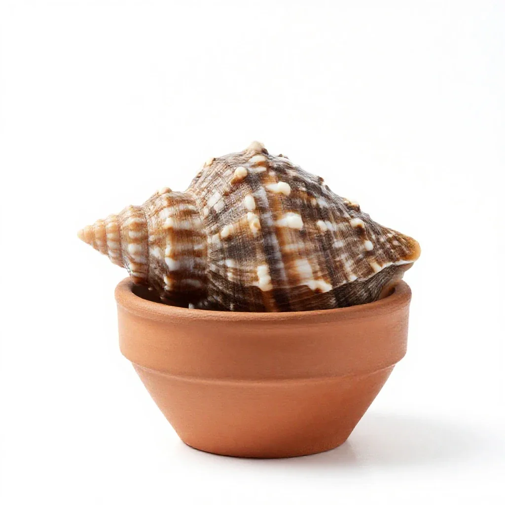 Paua shell isolated on a white background