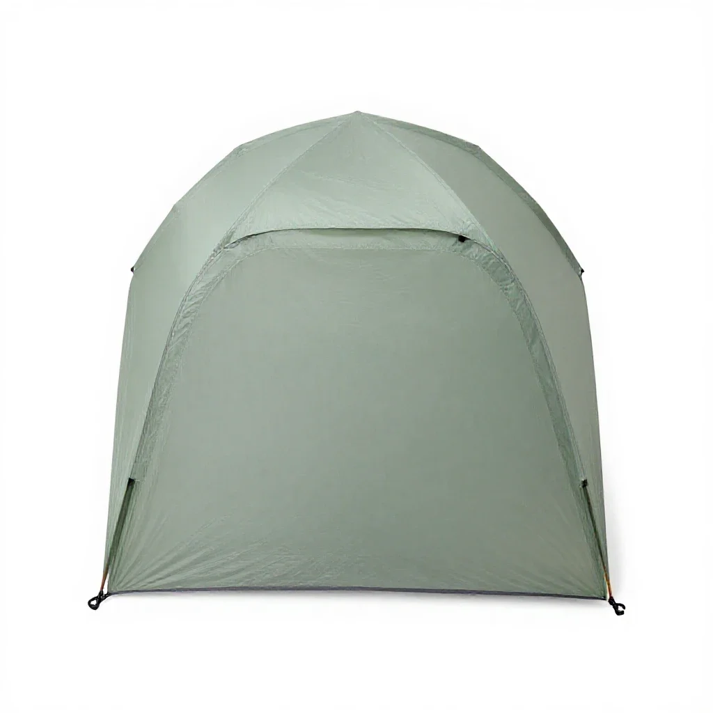 Dome tent isolated on a white background