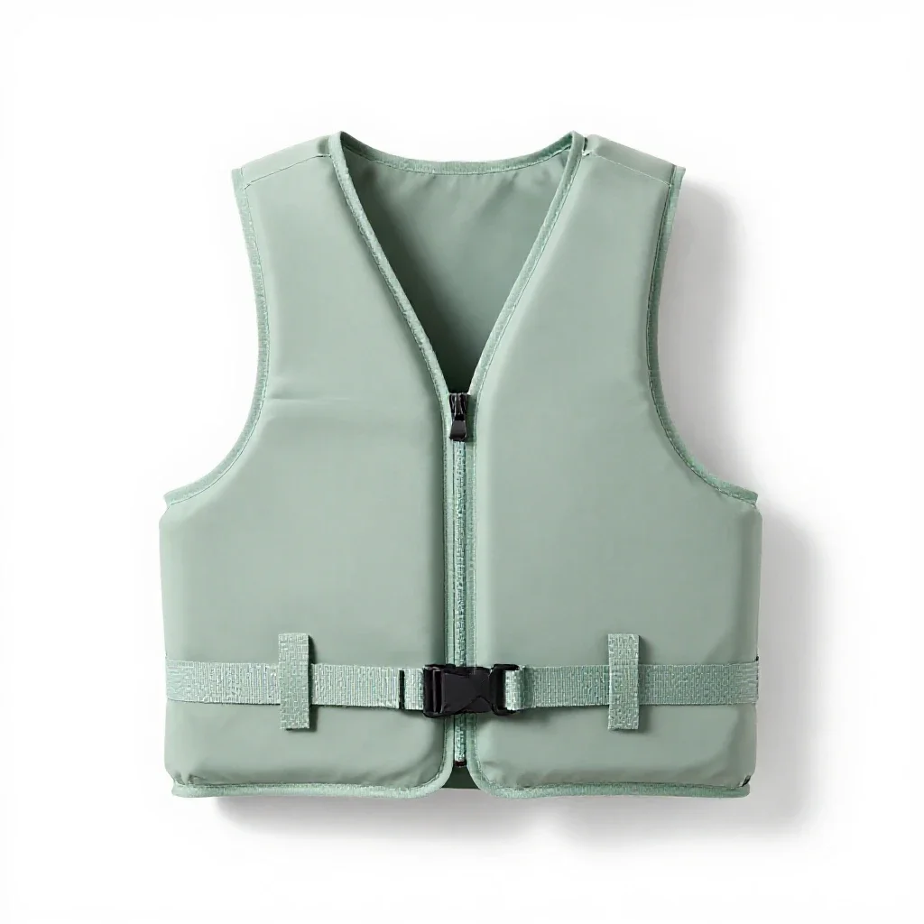 Life vest isolated on a white background