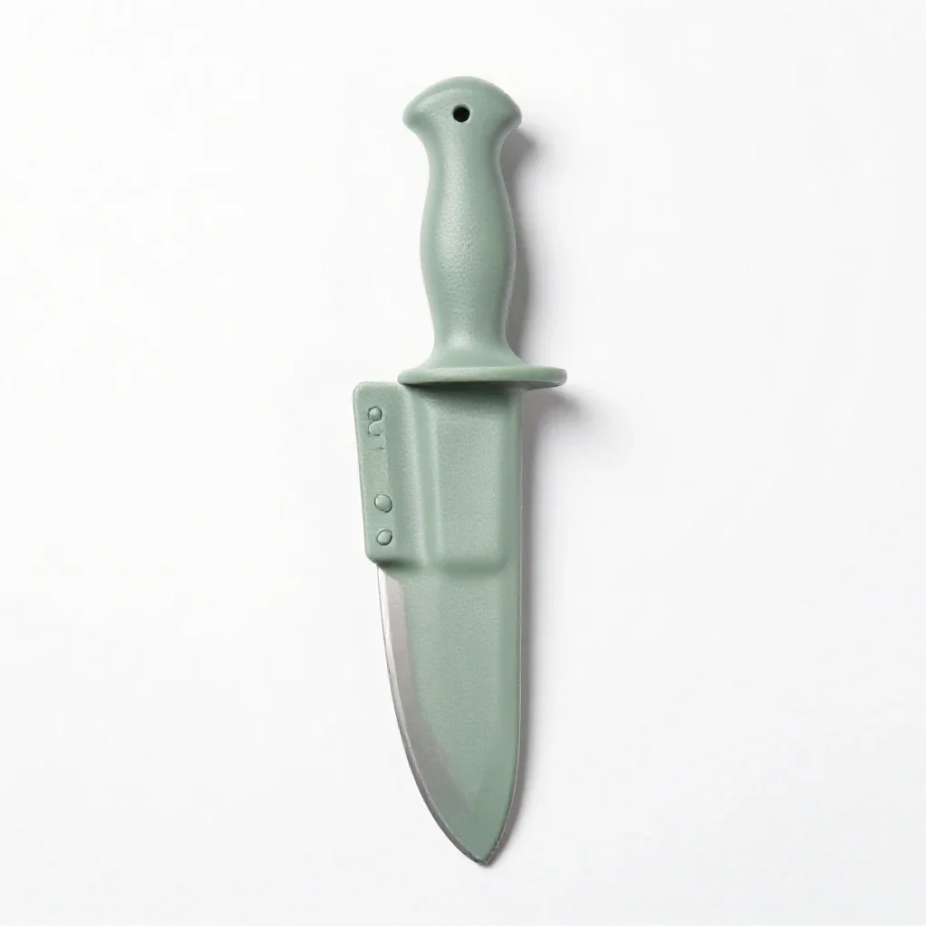 Machete in a sheath isolated on a white background