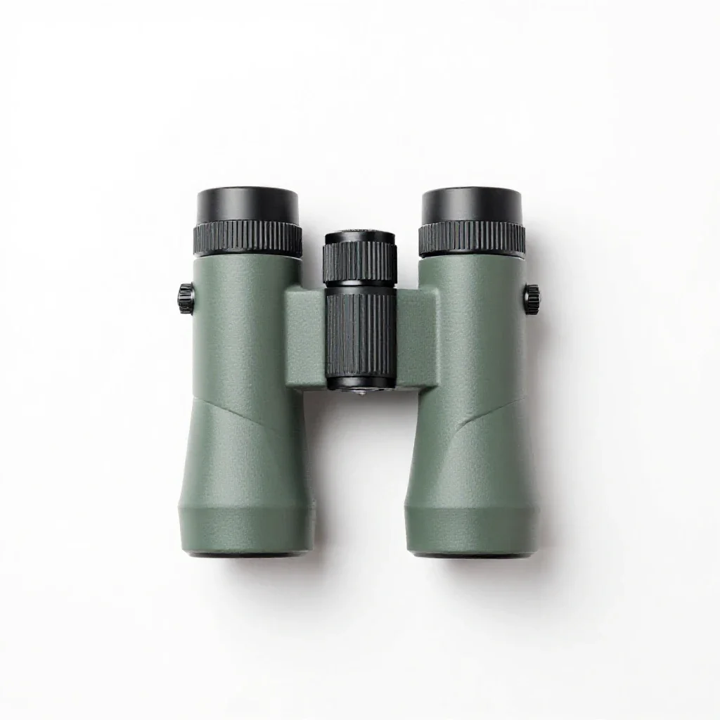 Spotting scope isolated on a white background