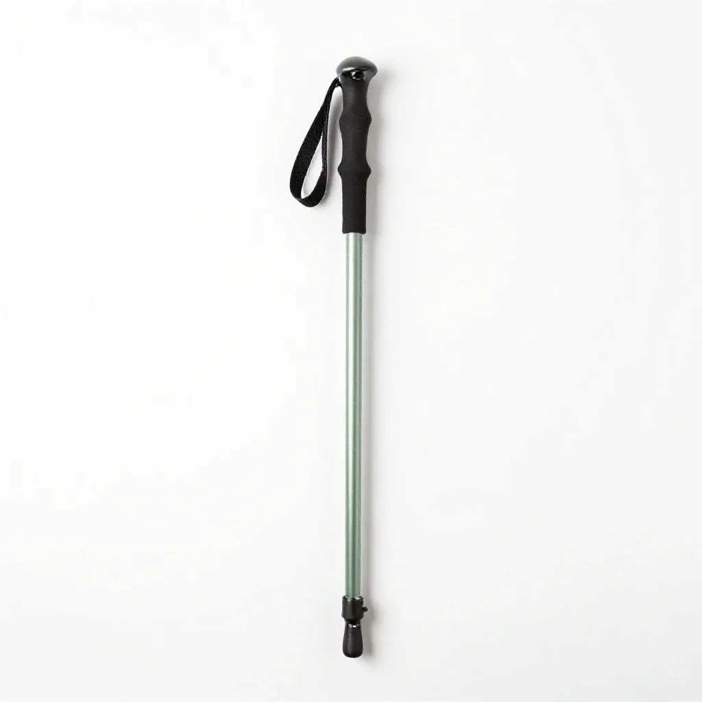 Trekking pole isolated on a white background