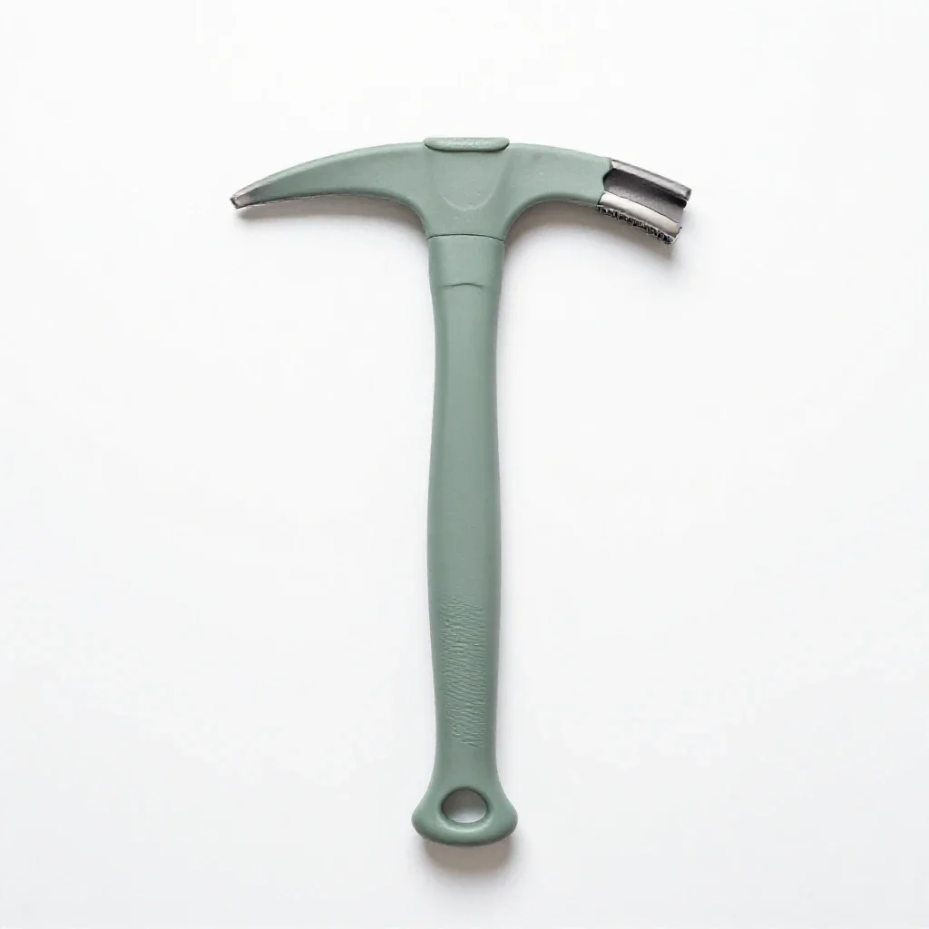 Ice axe isolated on a white background
