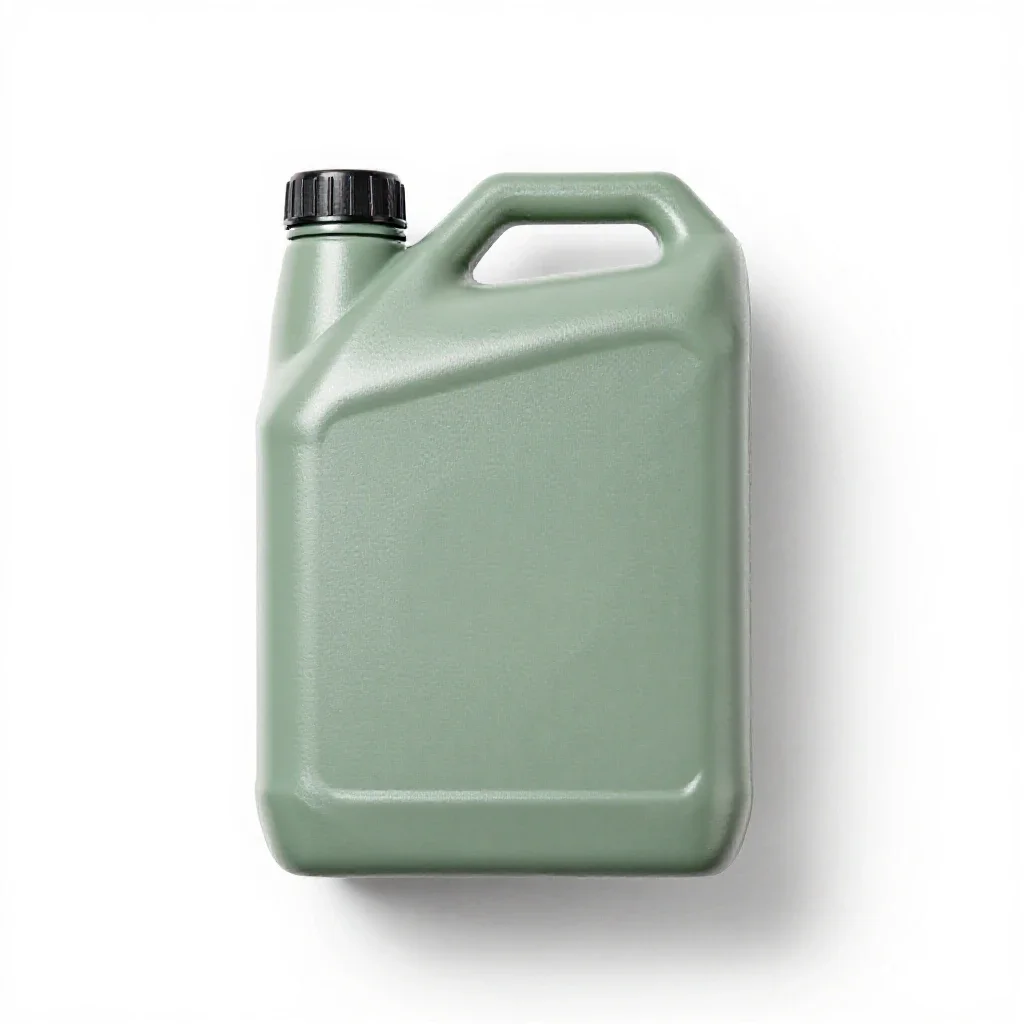 Jerrycan for fuel isolated on a white background