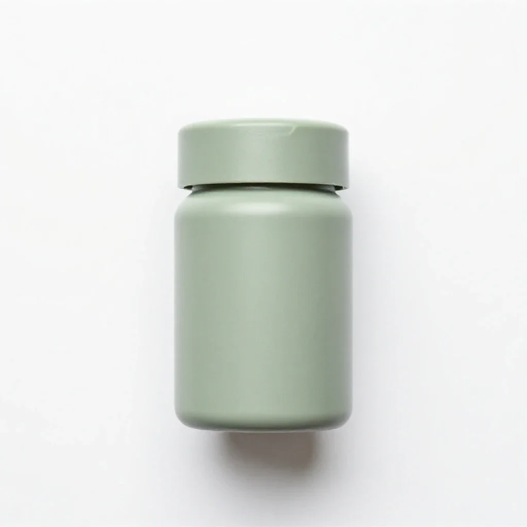 Spice jar with a shaker top isolated on a white background
