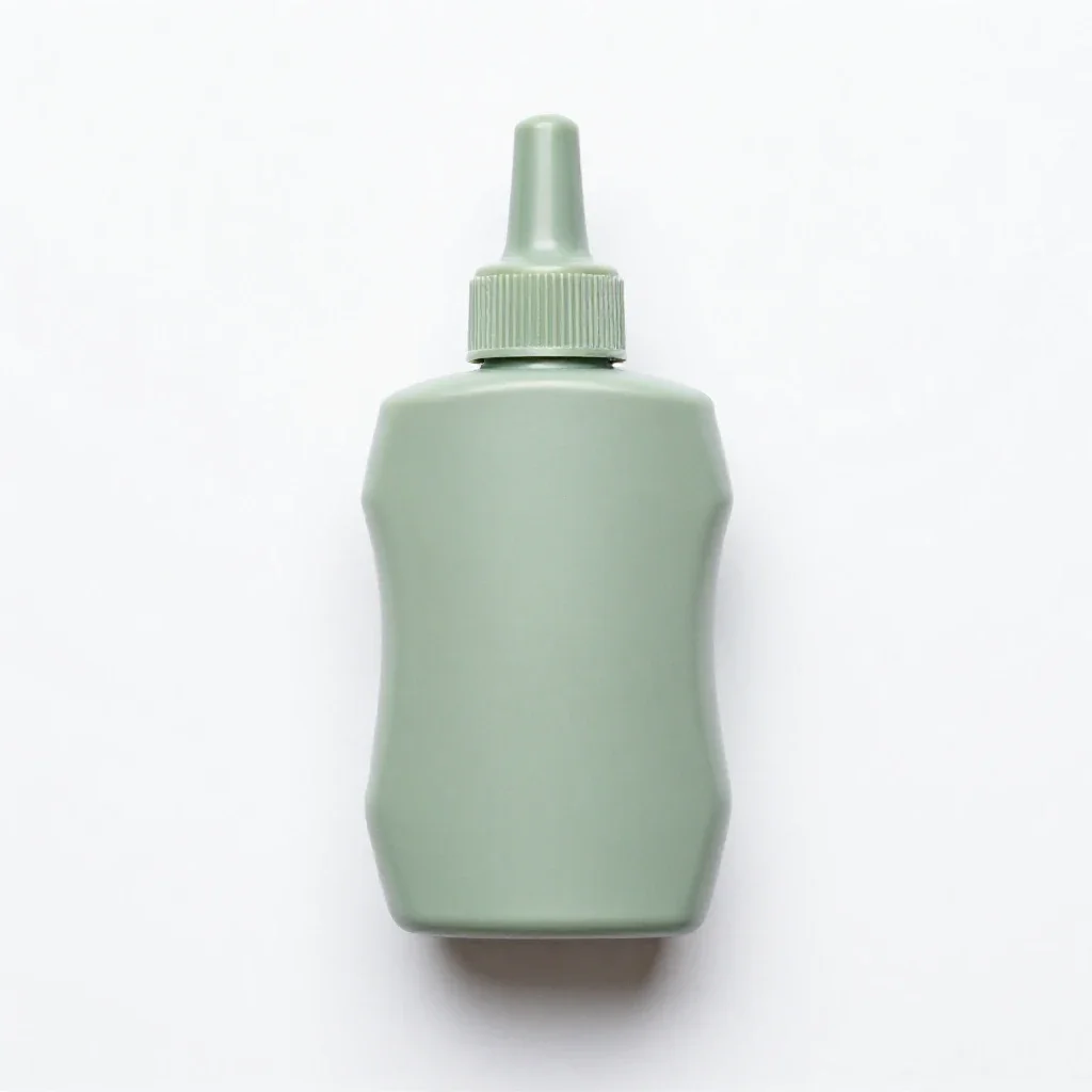 Squeeze honey bottle isolated on a white background