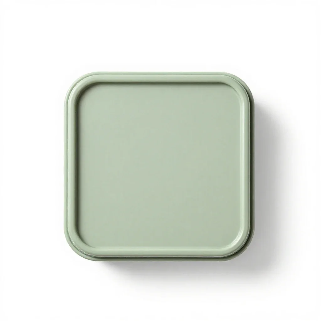 Stackable food storage set isolated on a white background