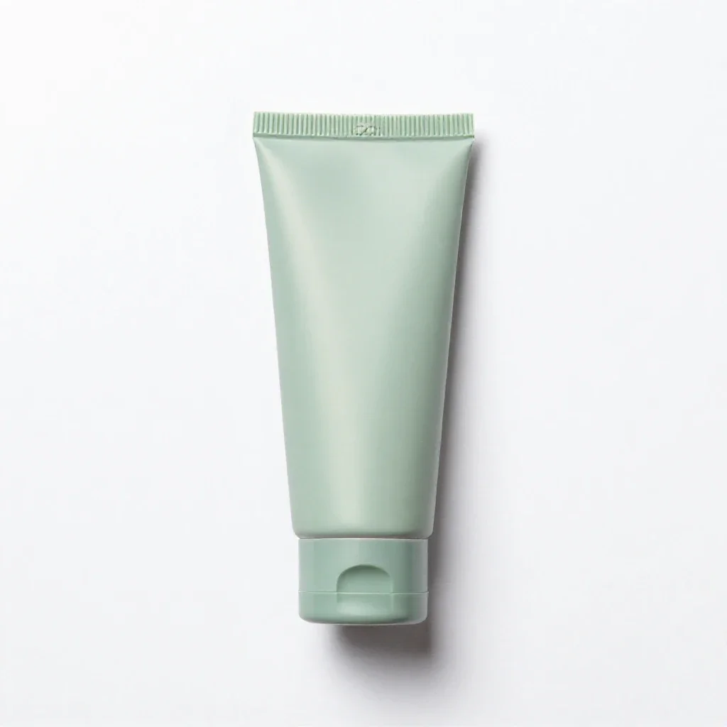 Tube of hand cream isolated on a white background