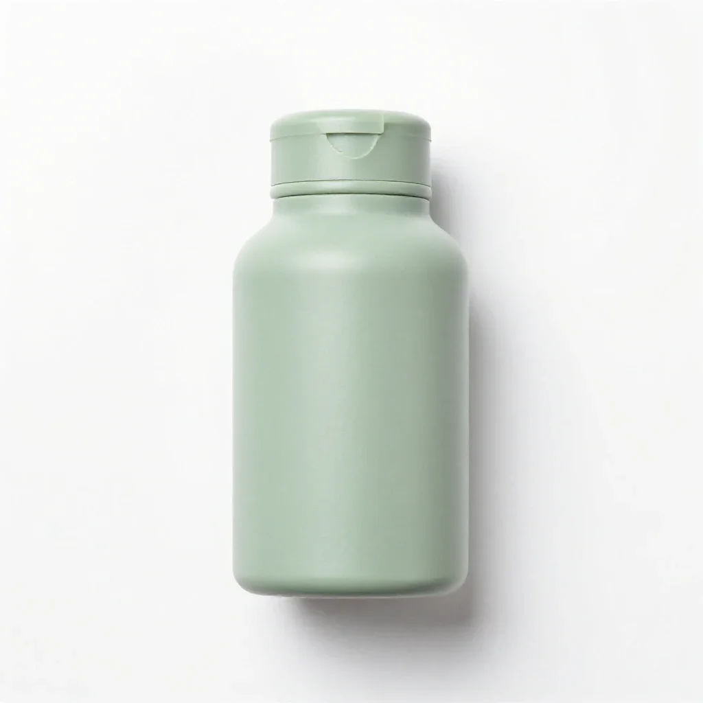 Vacuum flask isolated on a white background