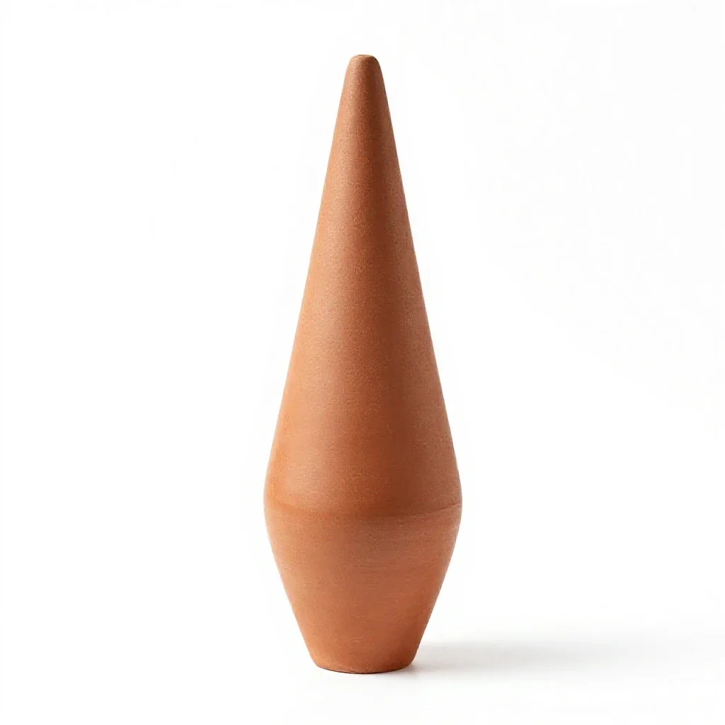 Hop flower cone isolated on a white background