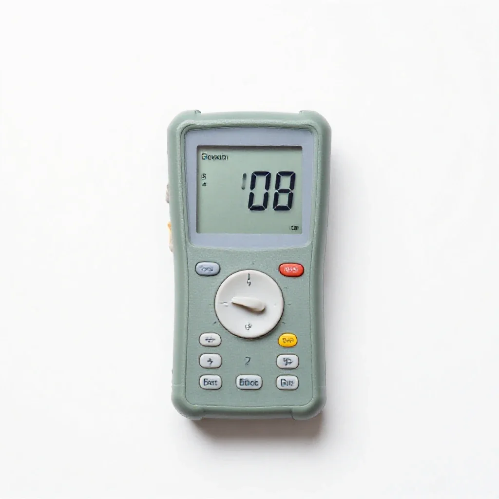 Geiger counter isolated on a white background