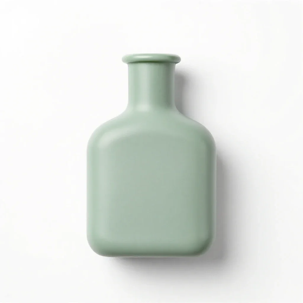 Laboratory flask isolated on a white background