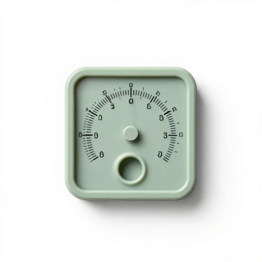 Rain gauge isolated on a white background