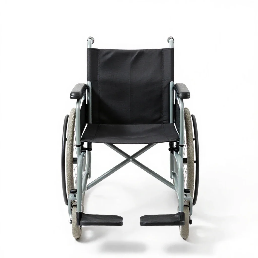 Wheelchair isolated on a white background