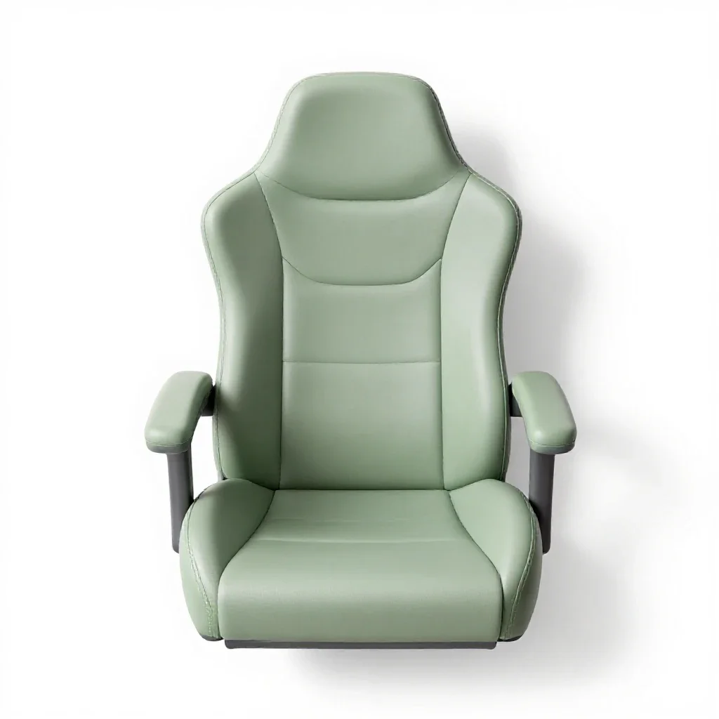 Mech cockpit chair isolated on a white background