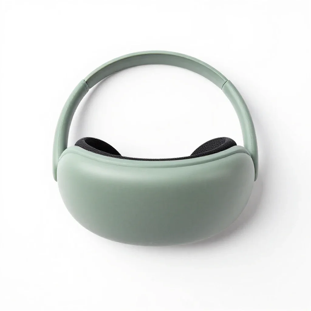 Neural interface headset isolated on a white background
