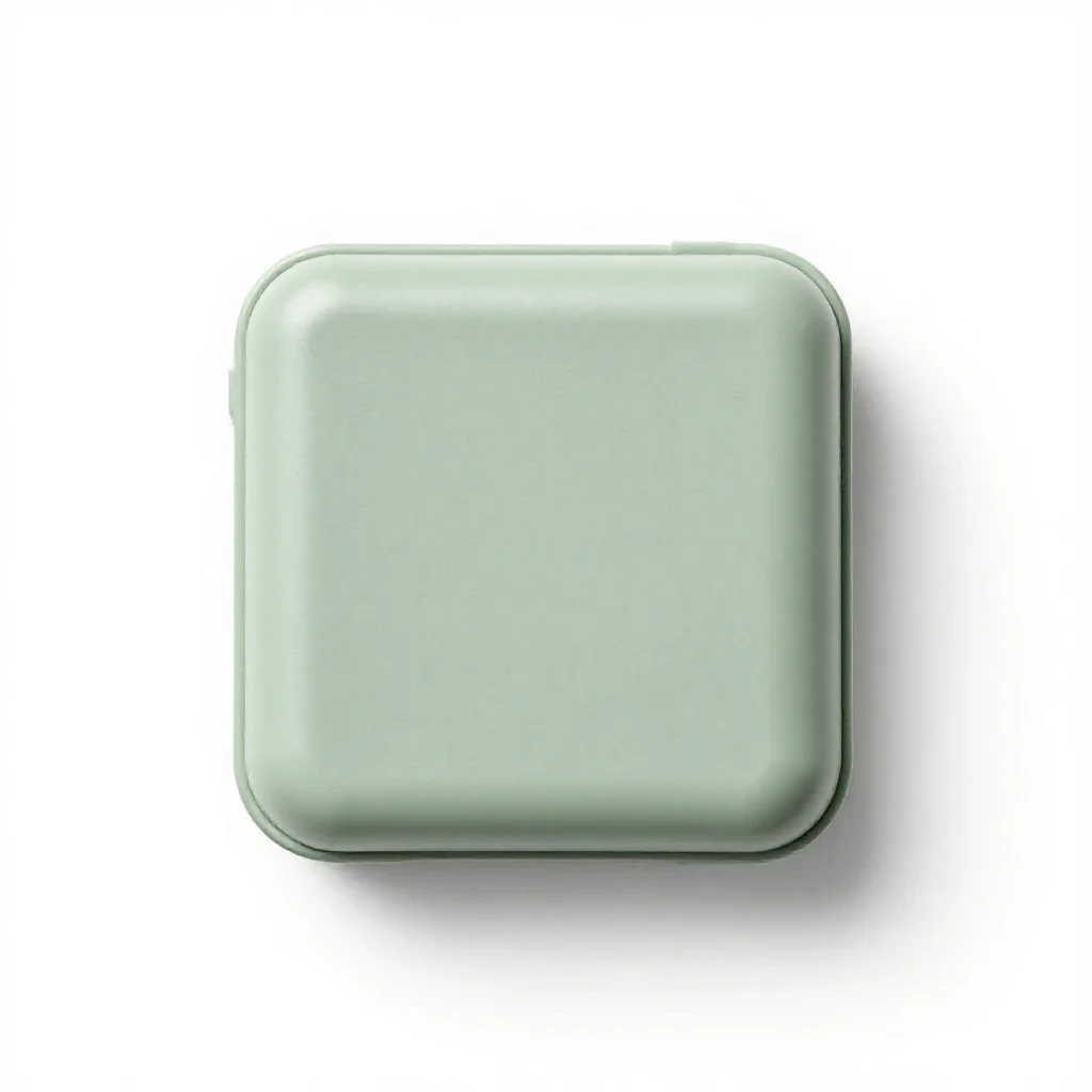 Sample containment case isolated on a white background