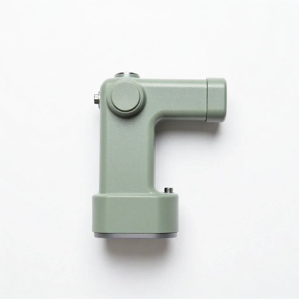 Servo actuator arm isolated on a white background