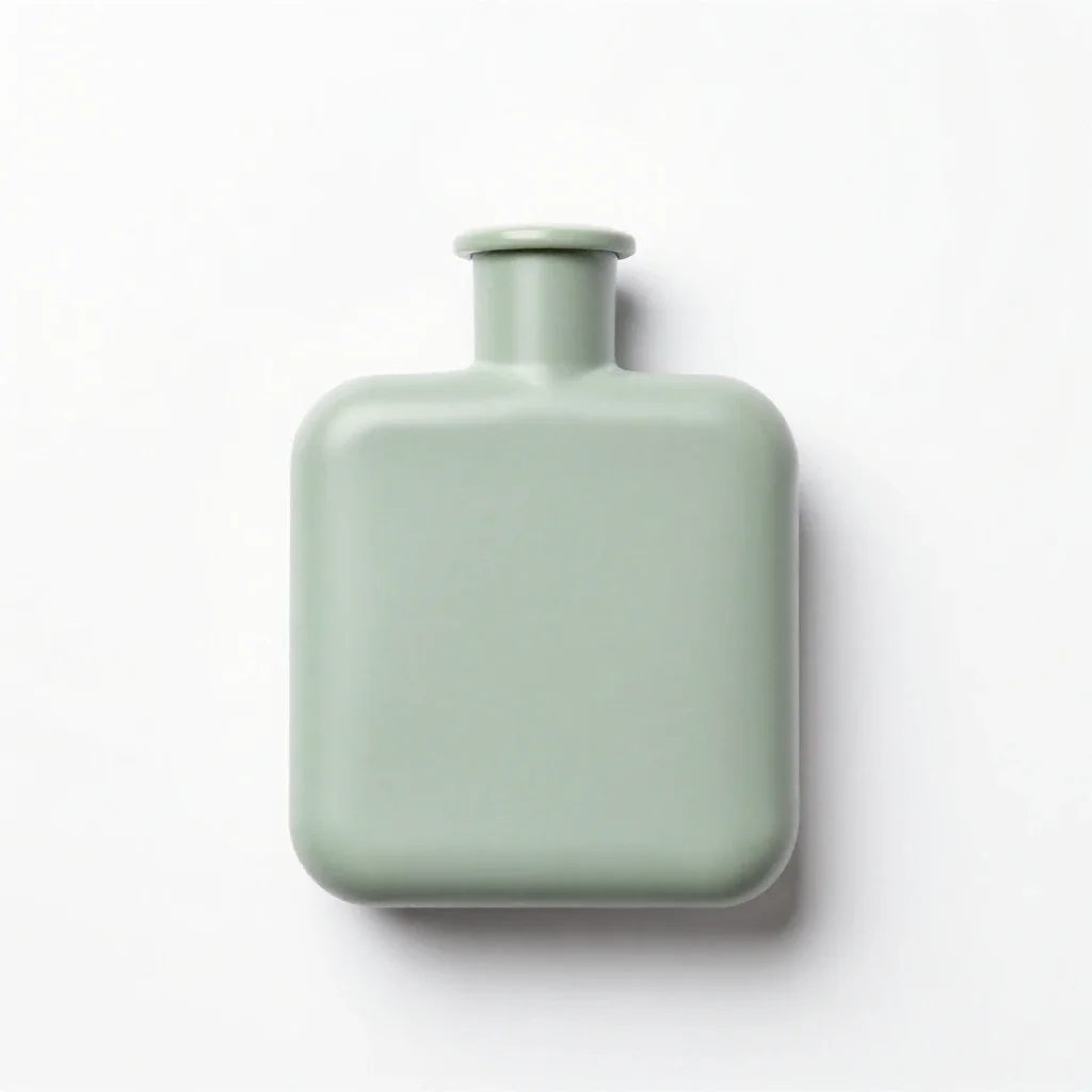 Antimatter containment flask isolated on a white background