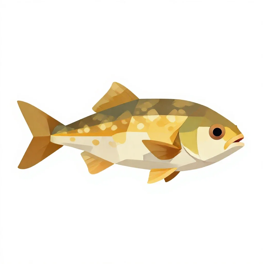 Sunfish isolated on a white background