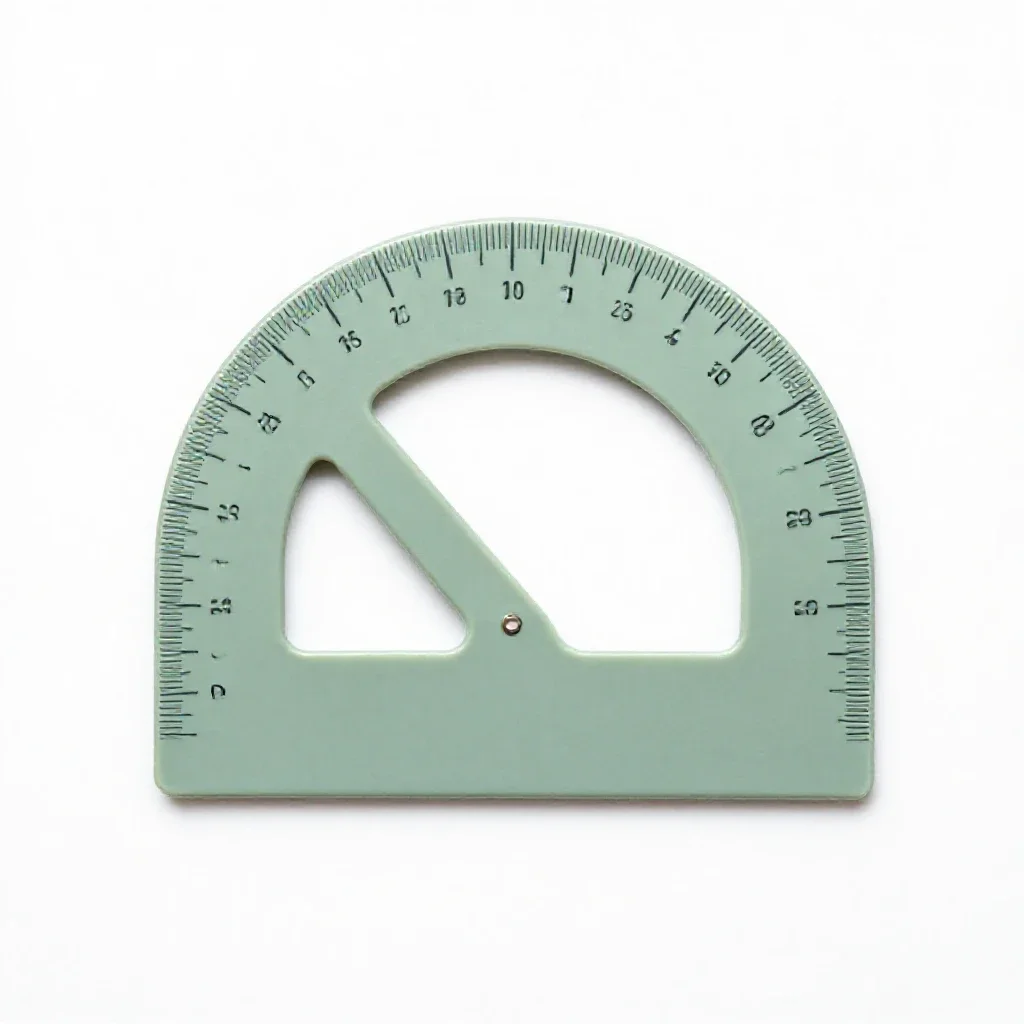 Set square isolated on a white background