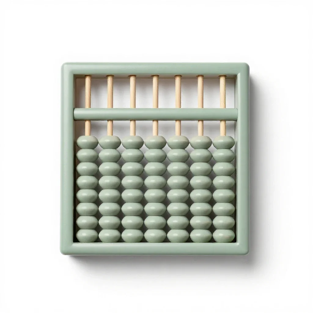 Abacus isolated on a white background