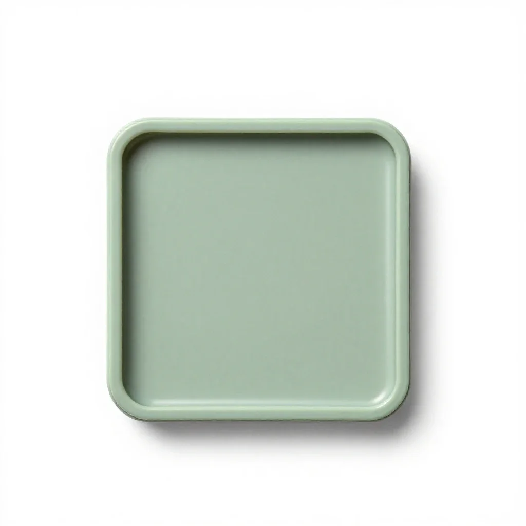 Artist palette with paint isolated on a white background