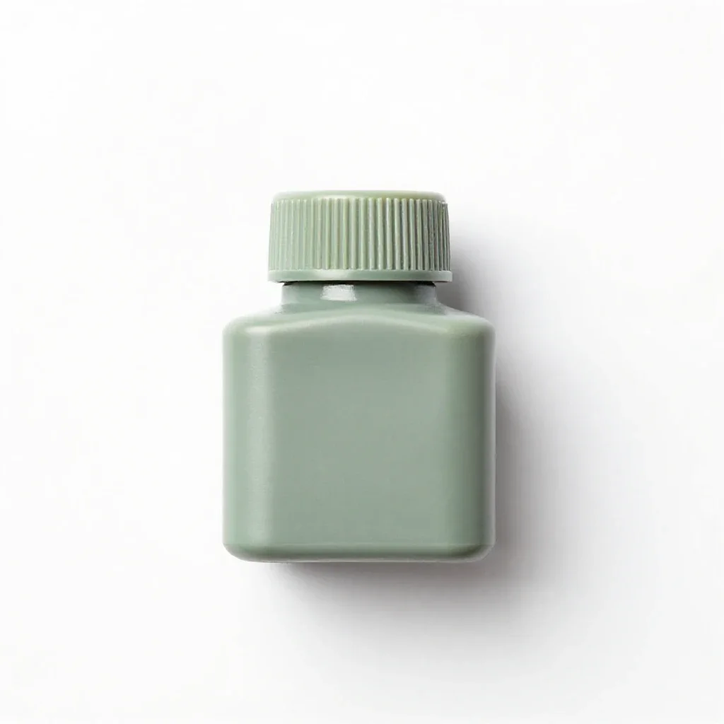 Inkwell isolated on a white background