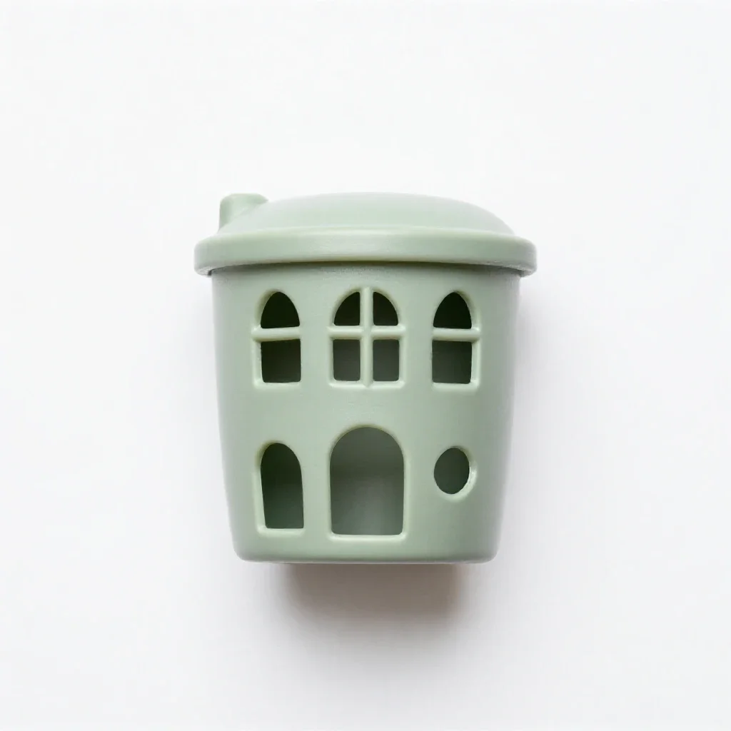 Dollhouse isolated on a white background