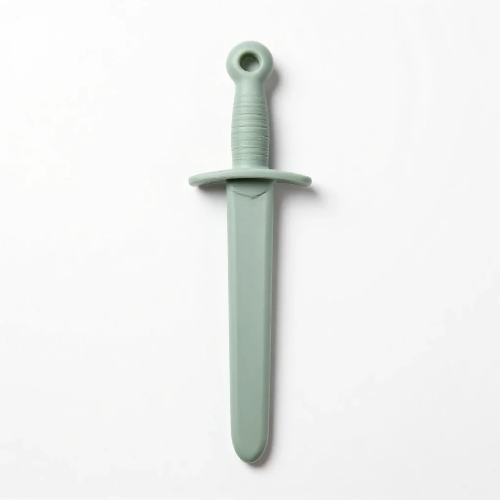 Foam sword isolated on a white background