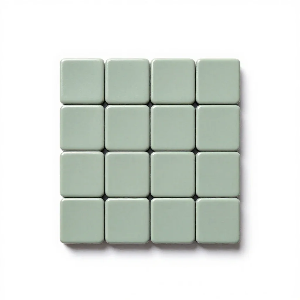Magnetic tile set isolated on a white background