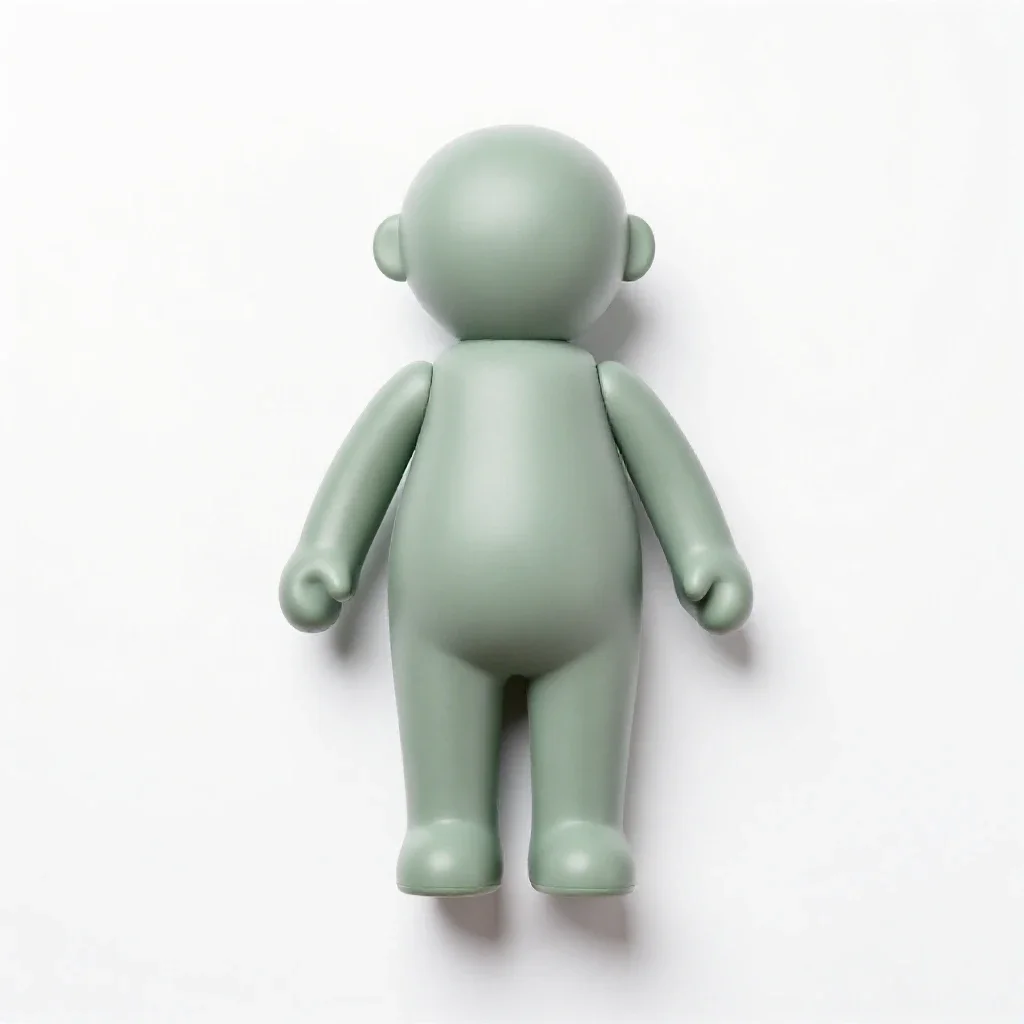 Rag doll isolated on a white background