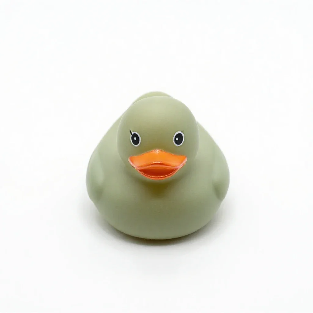Rubber duck isolated on a white background