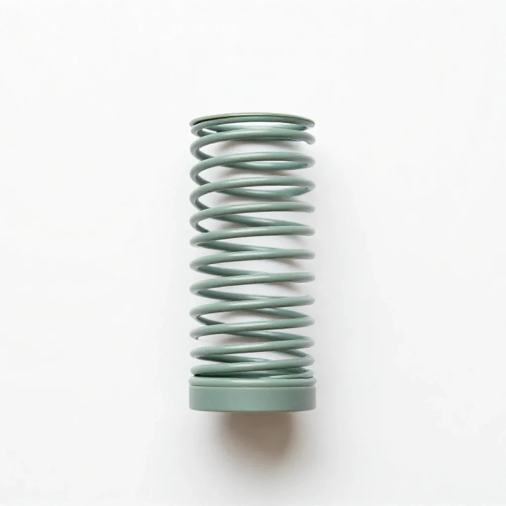 Slinky spring isolated on a white background