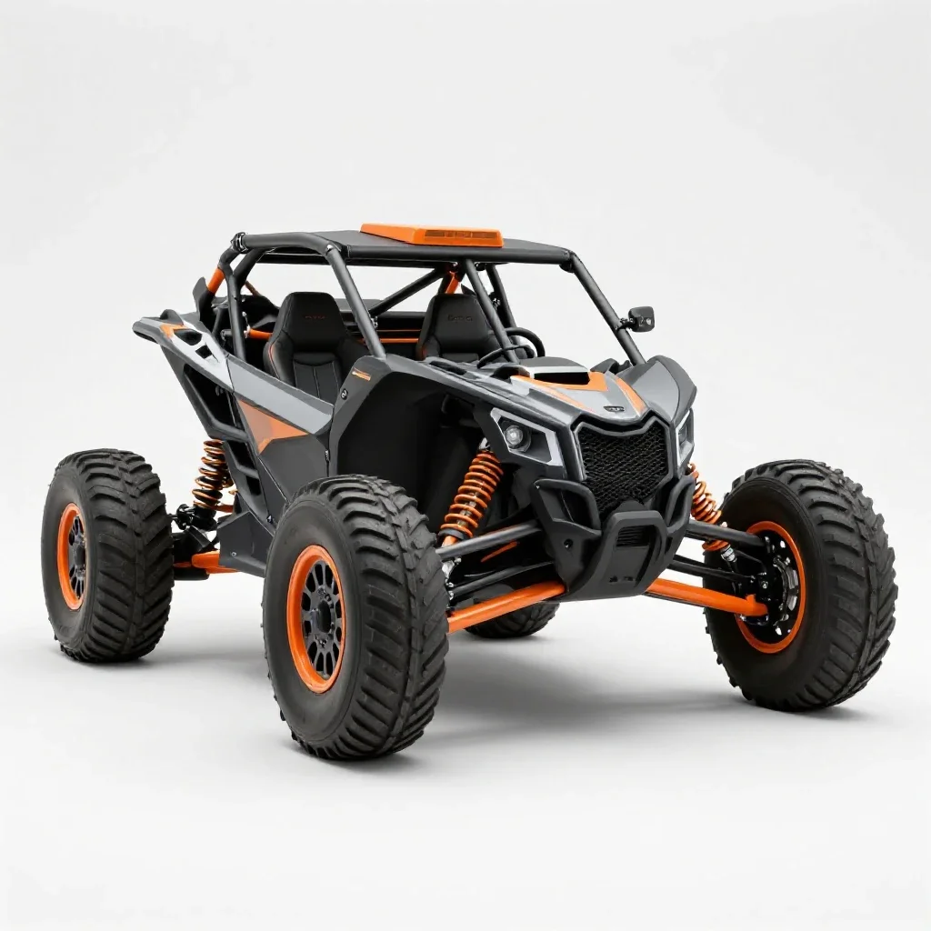 Dune buggy isolated on a white background