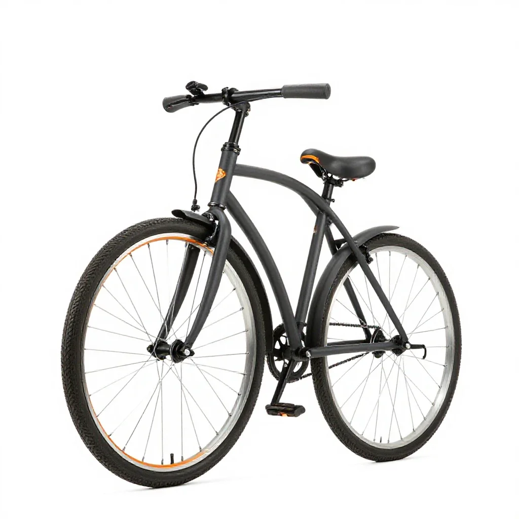 Penny farthing isolated on a white background
