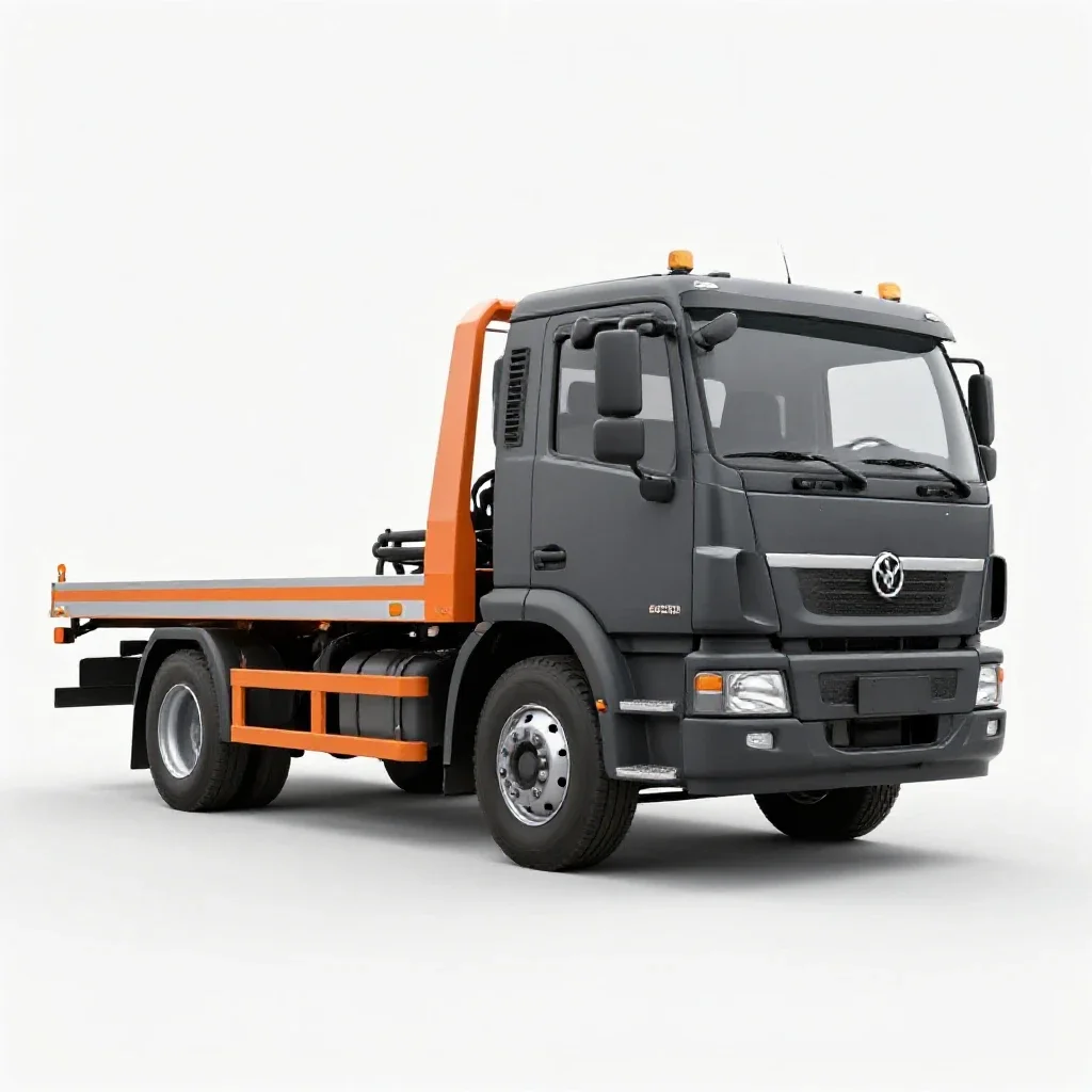 Tow truck isolated on a white background