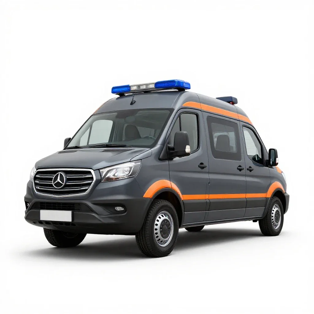 Ambulance isolated on a white background