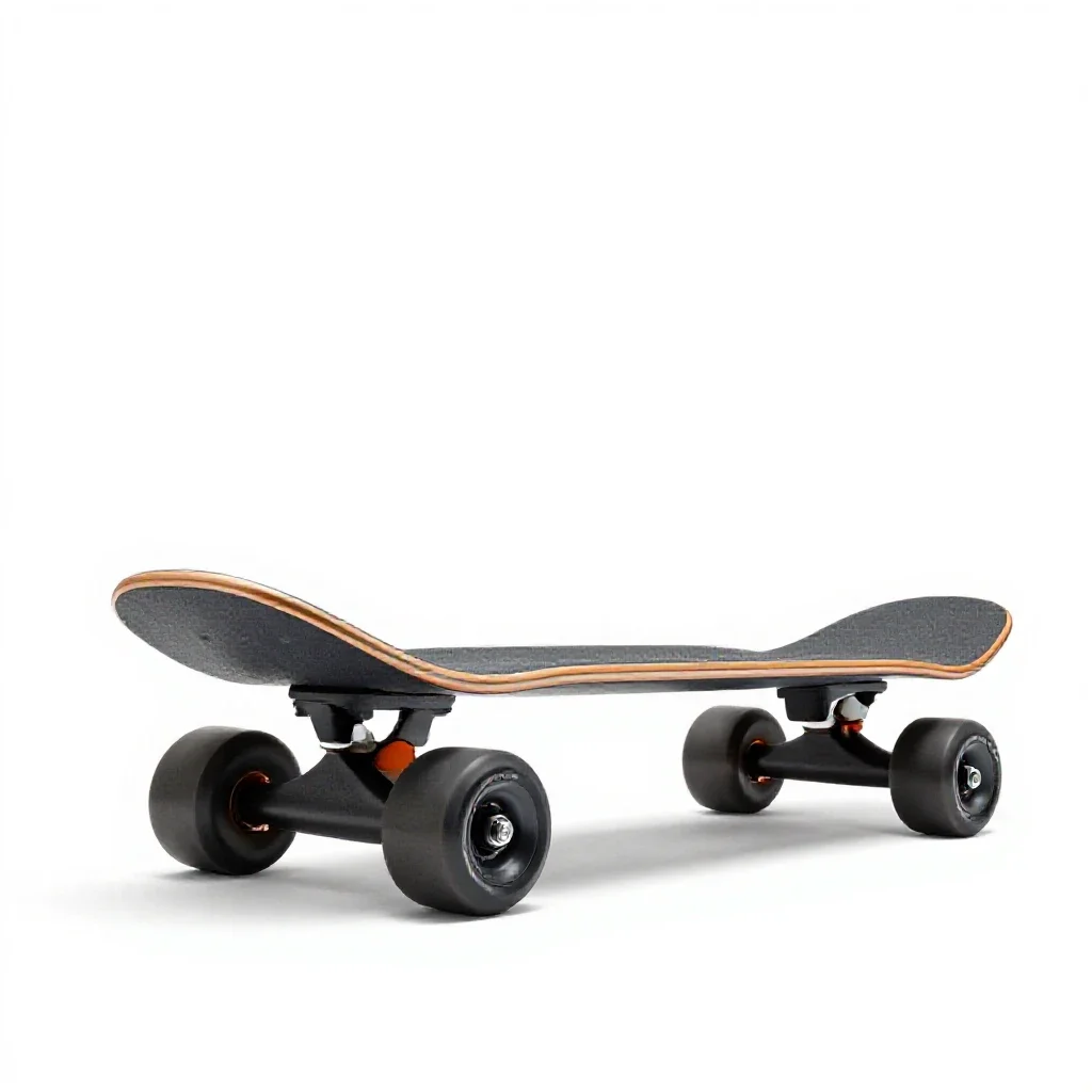 Electric skateboard isolated on a white background