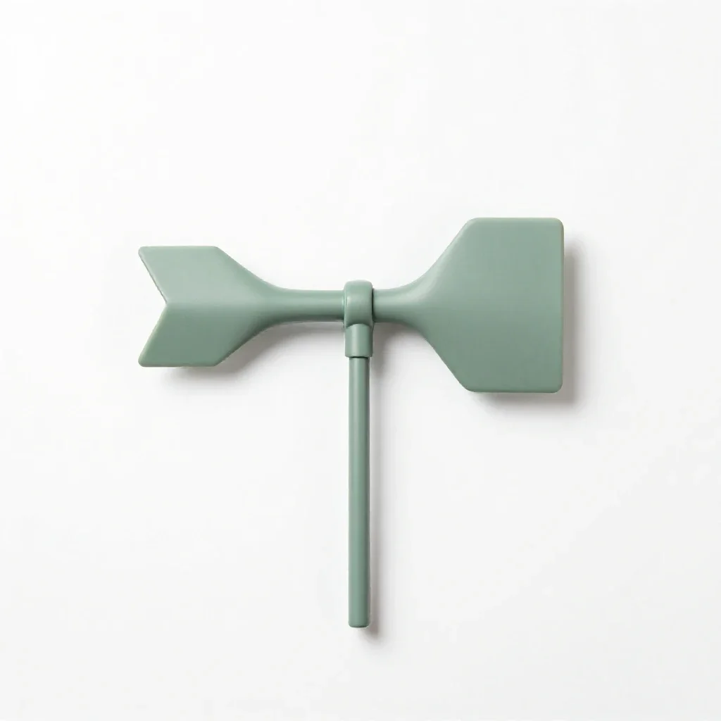 Weather vane isolated on a white background